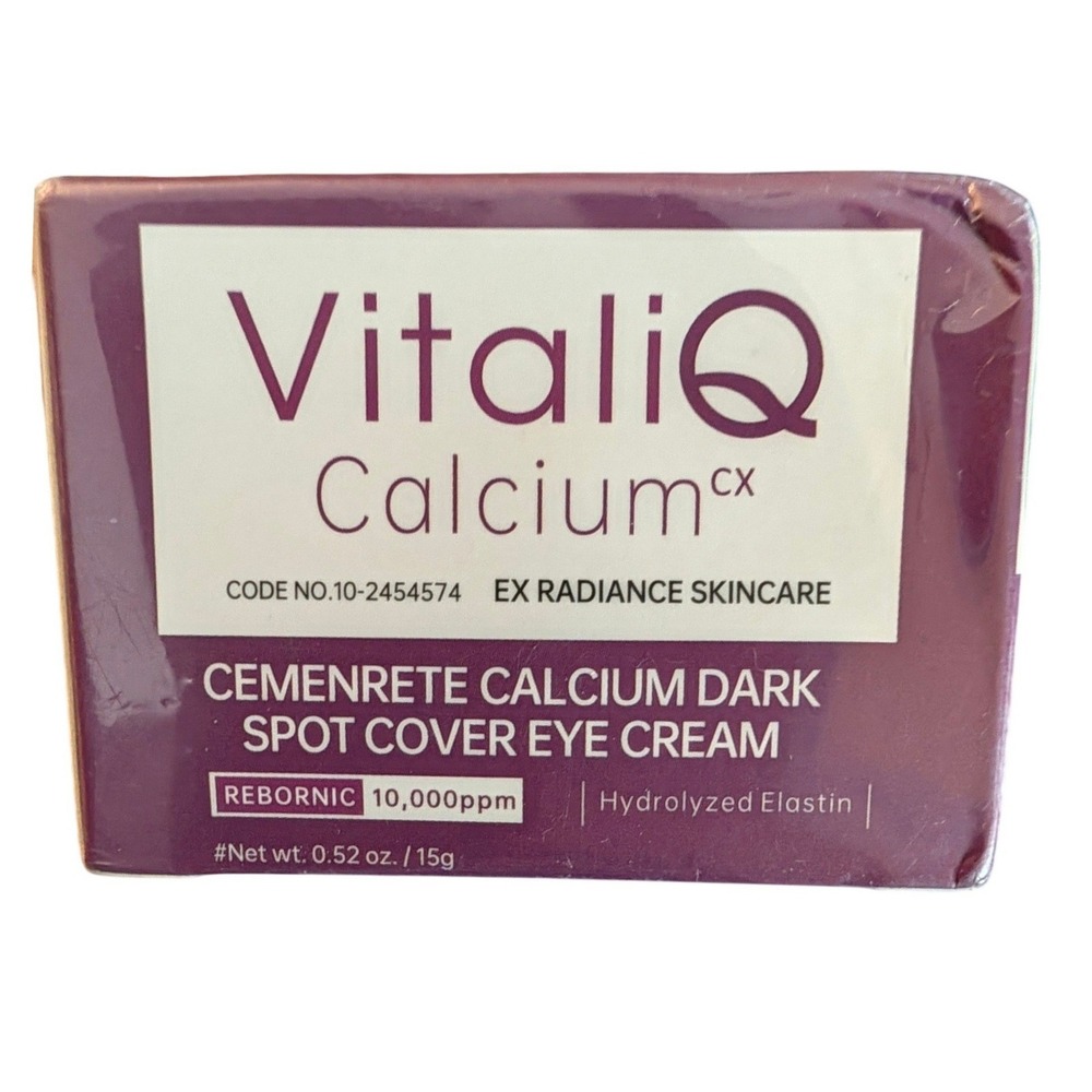 VitaliQ Calcium CX Cemenrete Dark Spot Cover Eye Cream 15g K-Beauty Anti aging